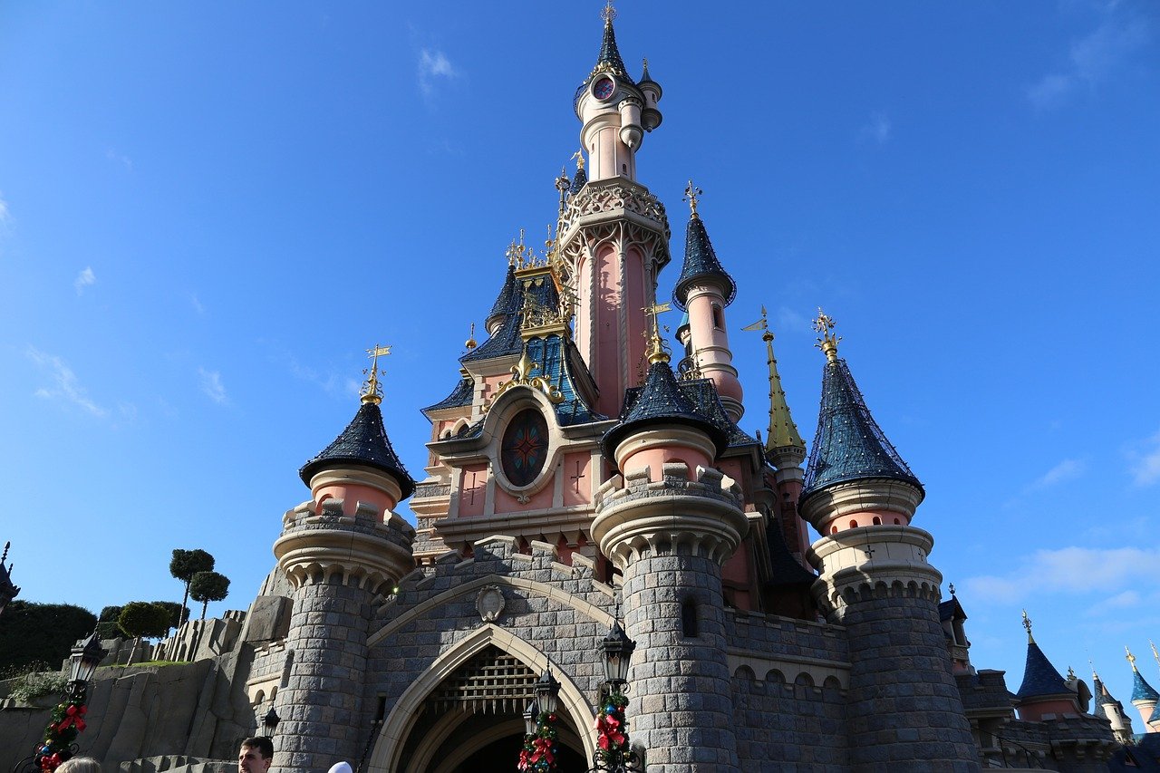 château d'un parc Disneyland