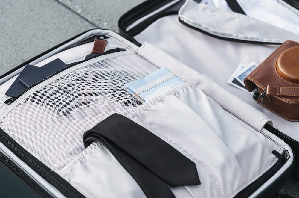 interieur d'un sac cabine
