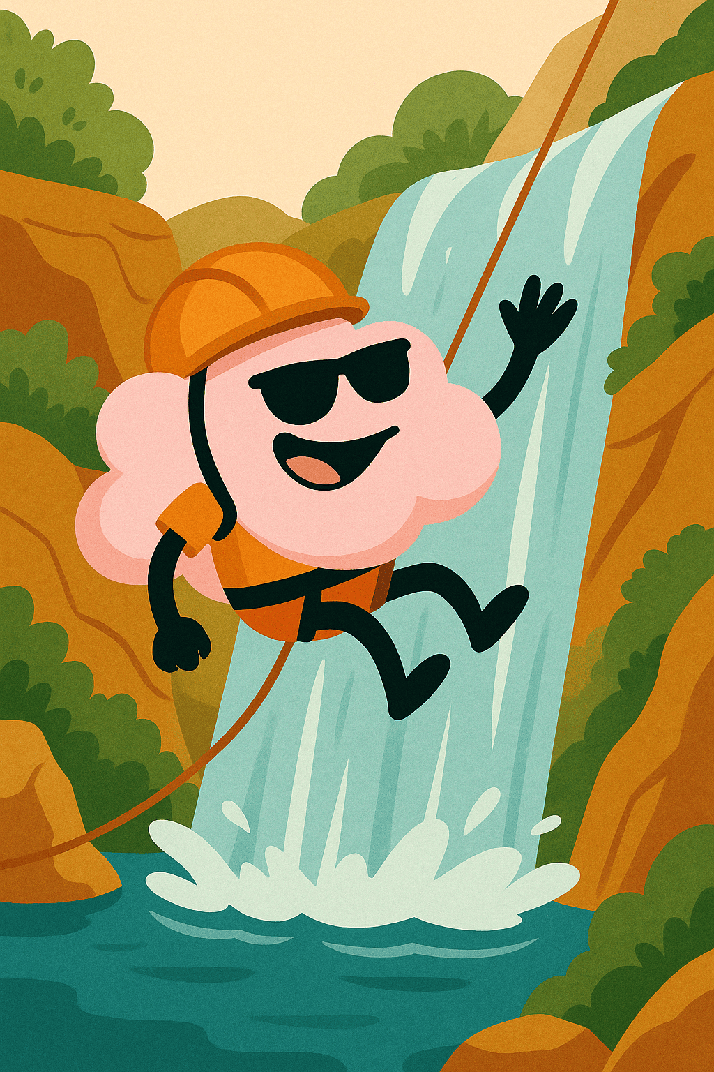 Nuage Nomade fait du canyoning
