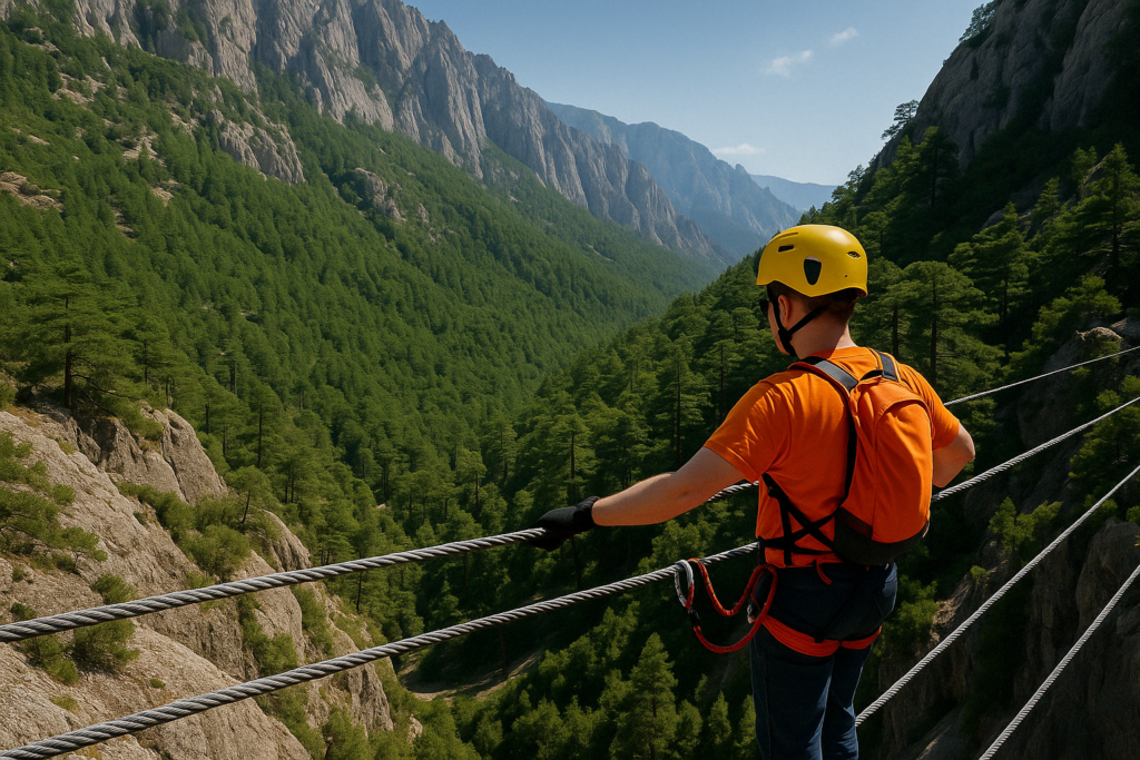 Via ferrata en corse