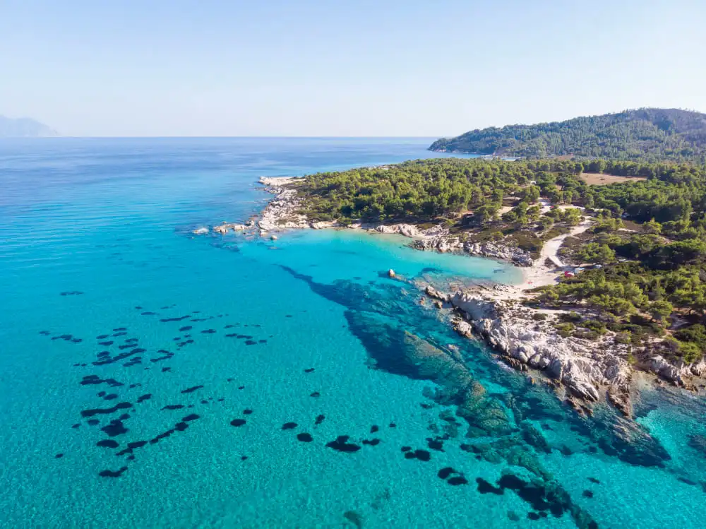 Plage paradisiaque en sardaigne