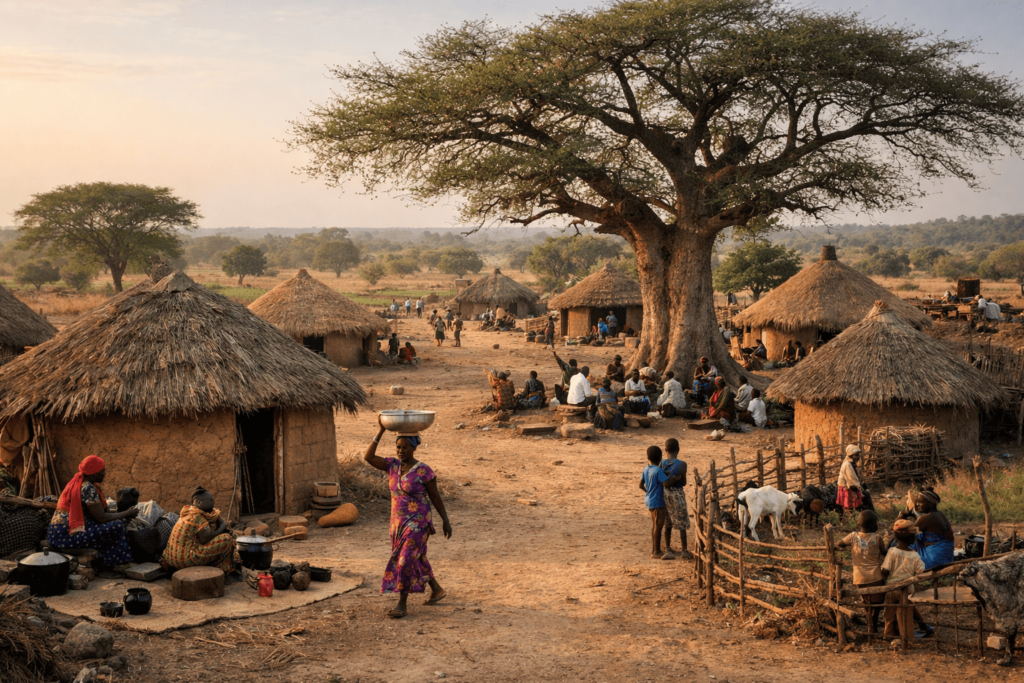 Village de Goumbo au Sénégal